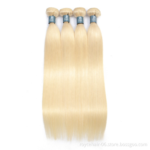 Wholesale Blonde 613 Virgin Hair, 100% Unprocessed Virgin Human Hair Blonde 613 Hair Bundle Extension